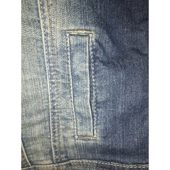Y2K Revolution by Ricki's Streetwear Denim Lightweight Button Front Jacket Sz M - Picture 4 of 15
